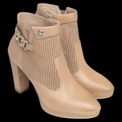 Nero Giardini Stivaletti Tronchetti Da Donna Champagne - E409740D