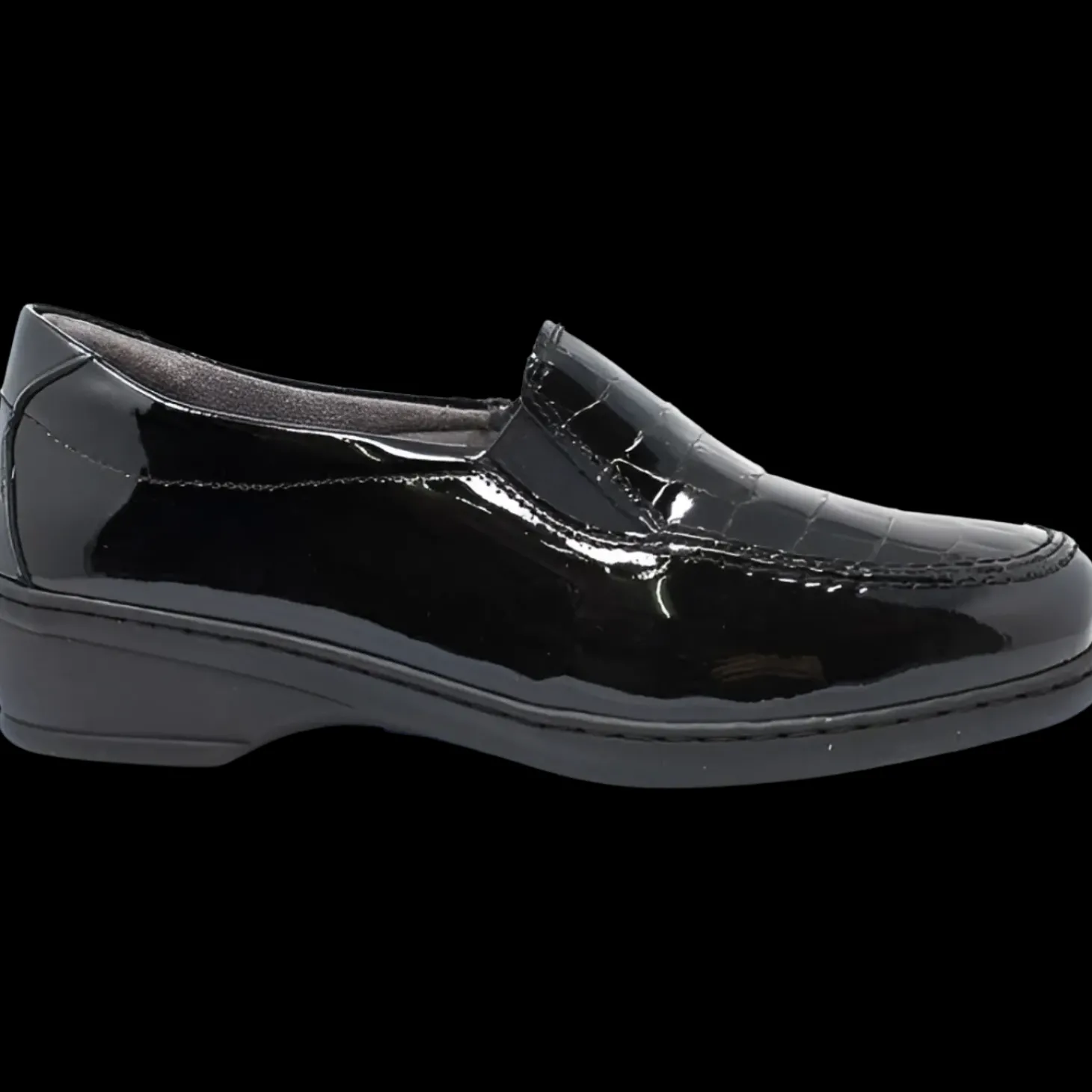 Notton Mocassini Da Donna 2372 Vernice Nero - 2372