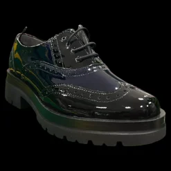 Pitillos Stringate Da Donna Nero/blu - 5362