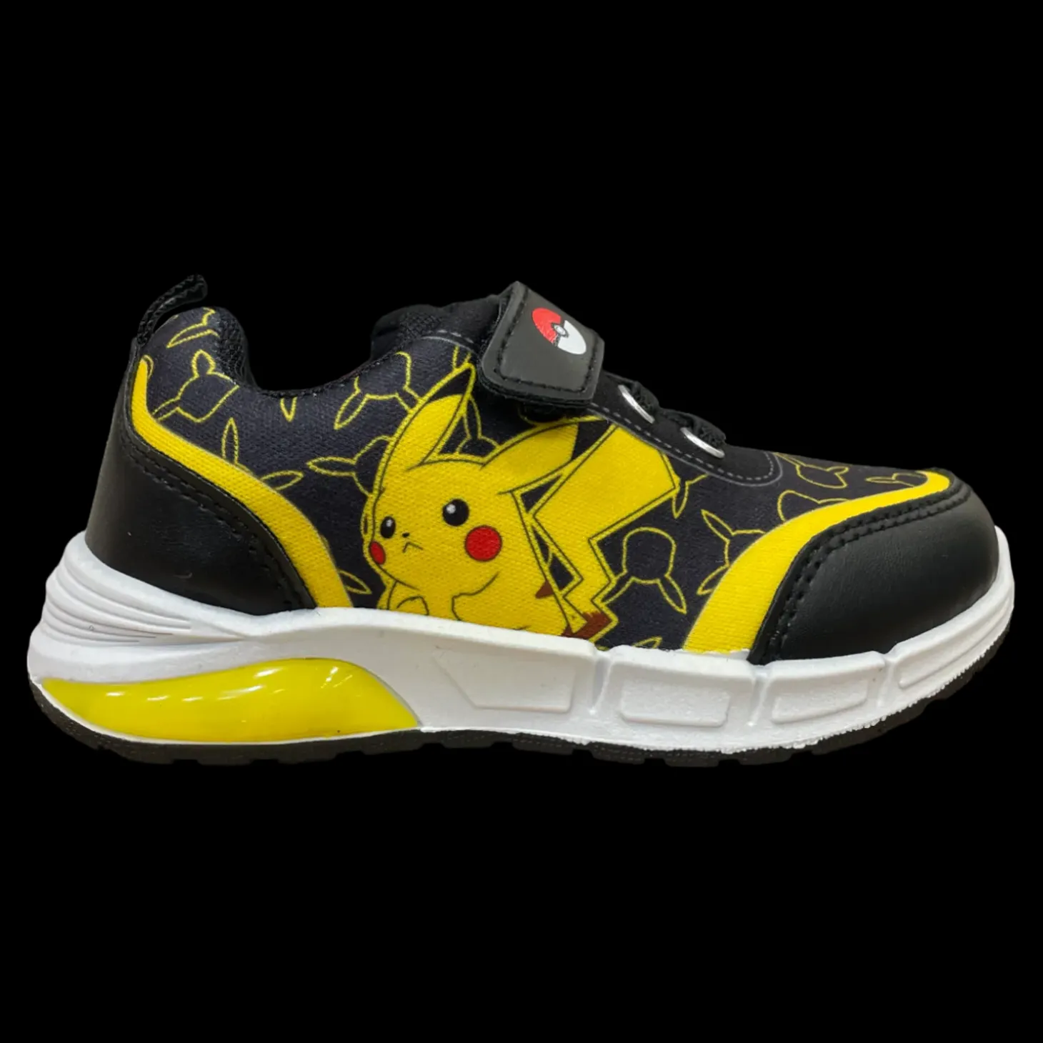 Pokemon Scarpe Da Bambini Con Luci Nero - PO001545