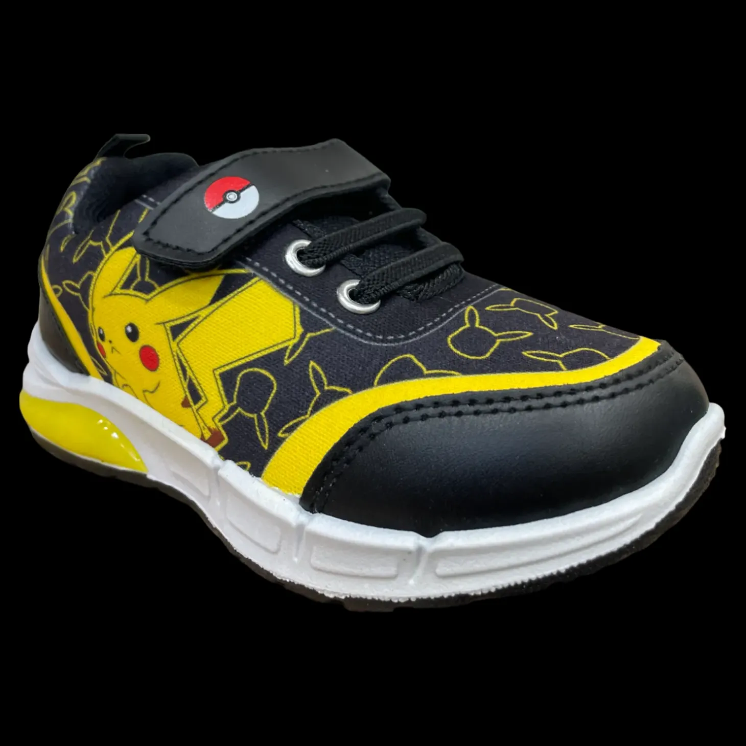 Pokemon Scarpe Da Bambini Con Luci Nero - PO001545