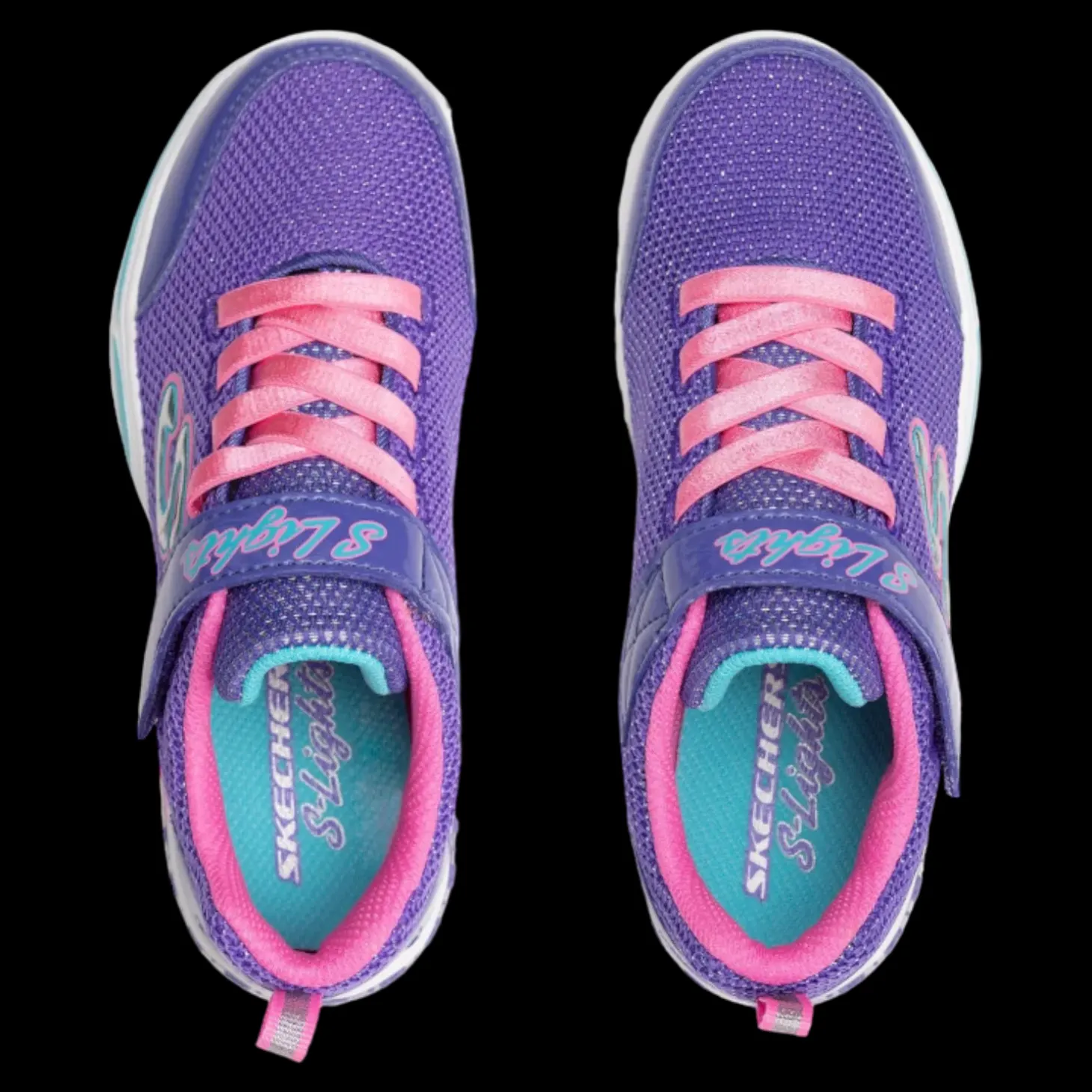 S Light - Glitzy Petals Skechers Scarpe Sportive Da Bambina Viola - 996472L