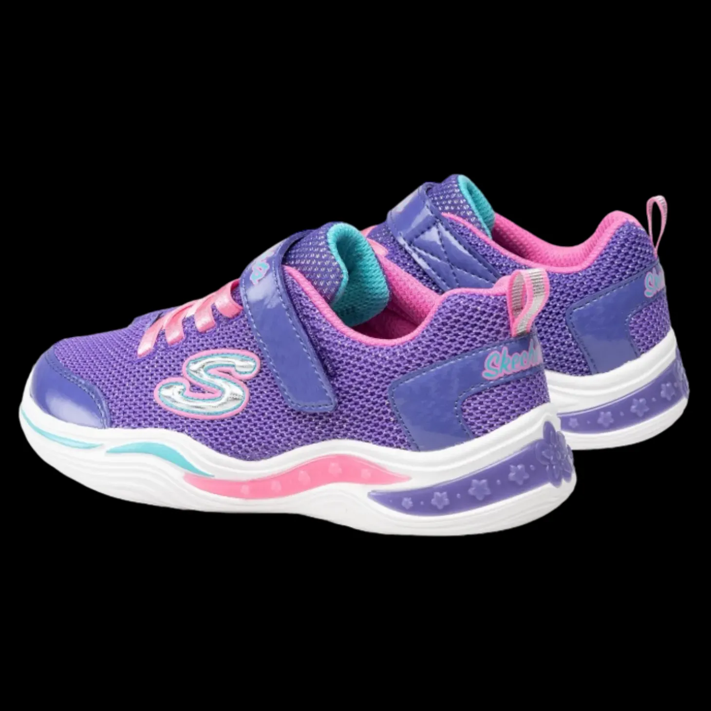 S Light - Glitzy Petals Skechers Scarpe Sportive Da Bambina Viola - 996472L