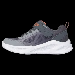 Skechers Meteor - Lights - Krendo Skechers Sneakers Da Bambino Grigio - 401495L