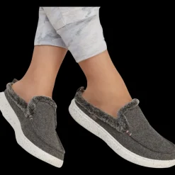 Skechers Pantofole E Ciabatte Da Donna 113781/gry Grigio - 113781/GRY