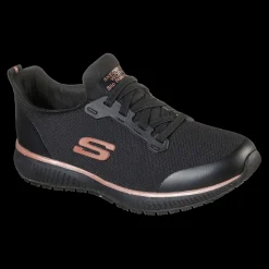 Skechers Scarpe Sportive Da Donna 77222ec Nero/bronzo - 77222EC