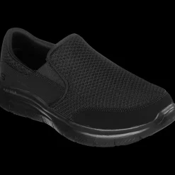 Skechers Slip On Da Uomo 77048ec Nero - 77048EC