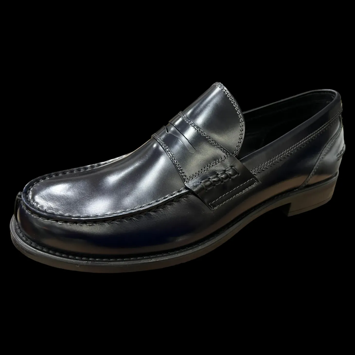 Soldini Mocassini Da Uomo 19489 Blu - 19489