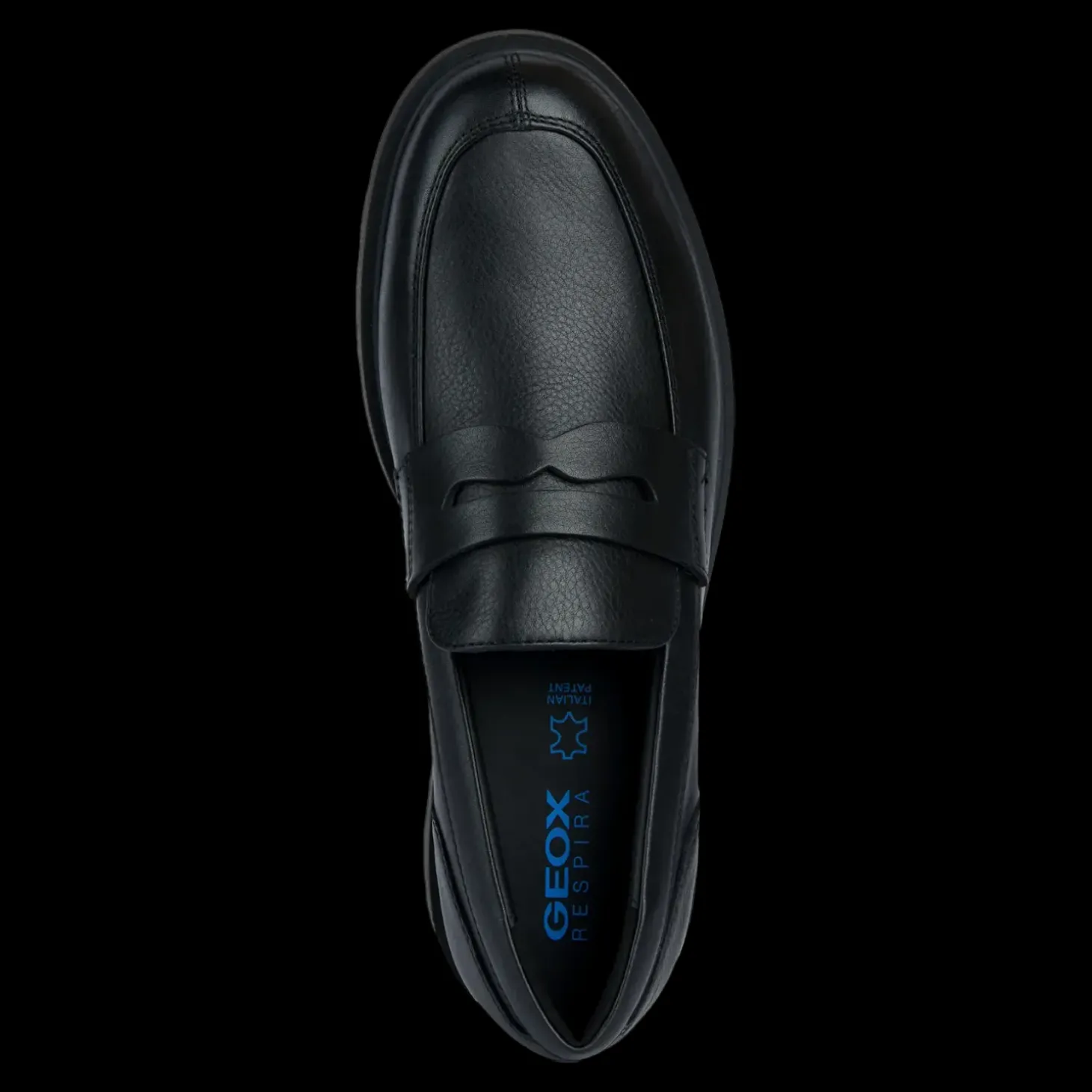 Spherica Ec1 Geox Mocassini Da Uomo Nero - U36D1A