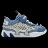Stegosauro Bull Boys Scarpe Sportive Sneakers Da Bambino Blu Jeans - DNAR5002