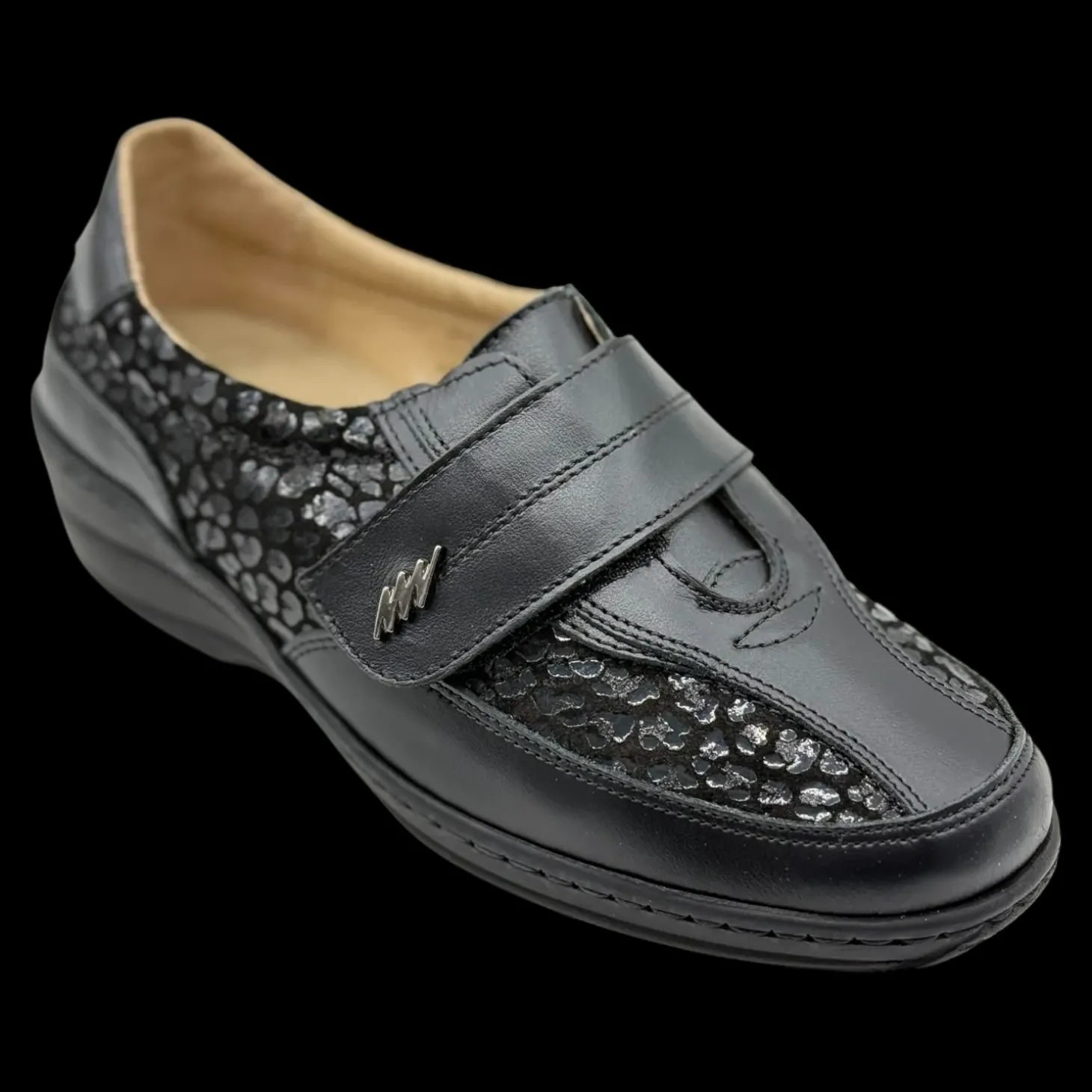 Stile Di Vita Linea Comoda Mocassini Da Donna Nero - 7256