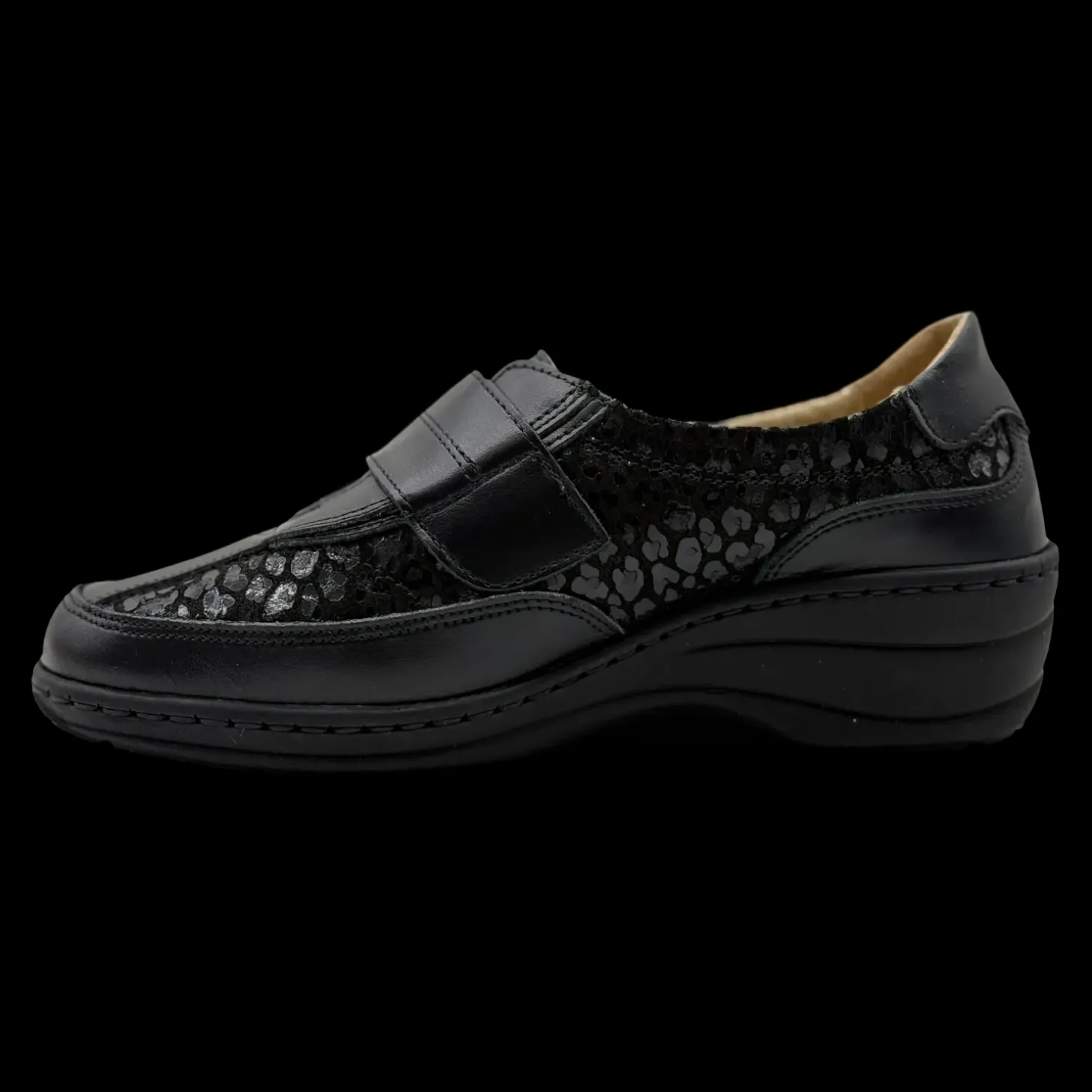 Stile Di Vita Linea Comoda Mocassini Da Donna Nero - 7256