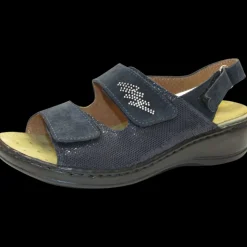 Stile Di Vita Sandali Da Donna 8228 Velour Blu - 8228