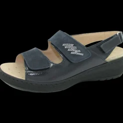 Stile Di Vita Sandali Da Donna 8228 Velour Blu - 8228