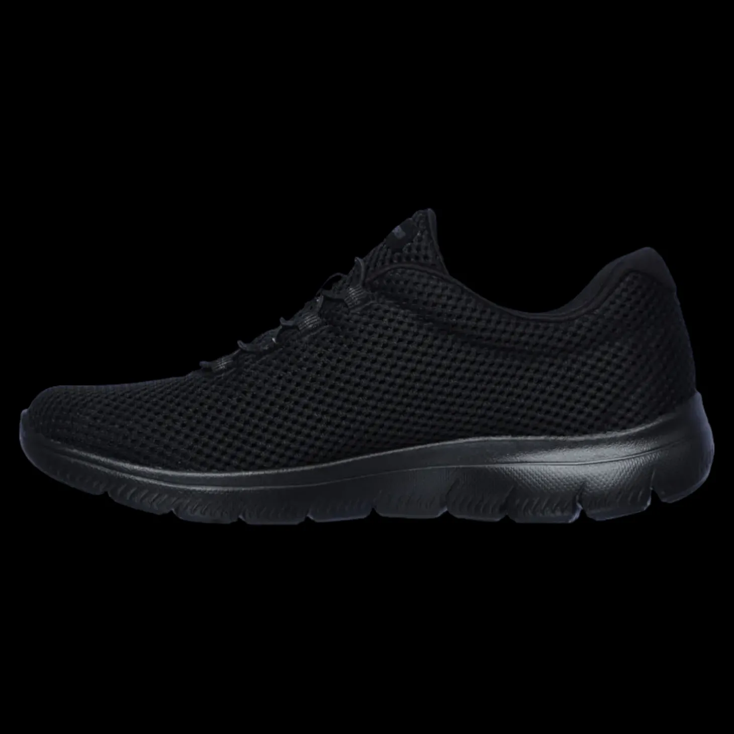 Summits - Quick Lapse Skechers Scarpe Sportive Slip On Sneakers Da Donna Nero - 12985