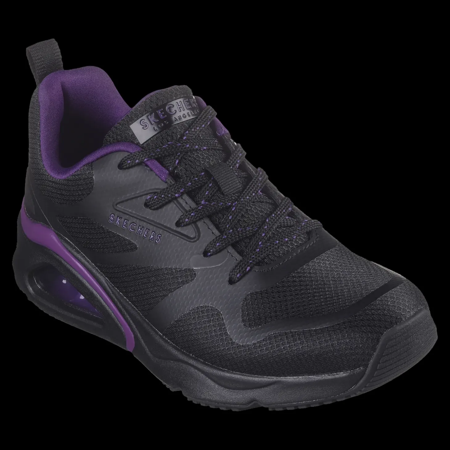 Tres Air - Modern Affair Skechers Scarpe Sportive Sneakers Da Donna Nero - 177421