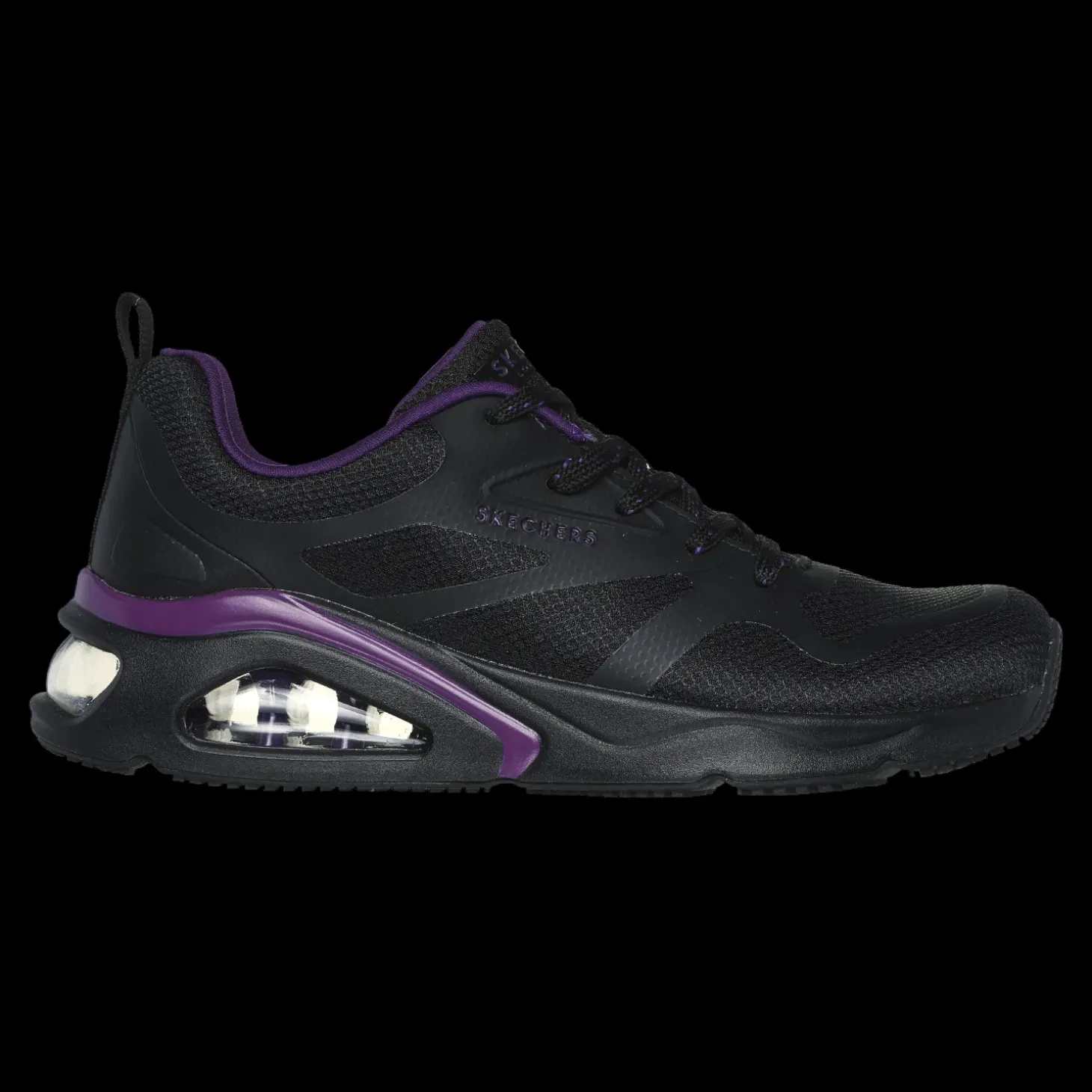 Tres Air - Modern Affair Skechers Scarpe Sportive Sneakers Da Donna Nero - 177421