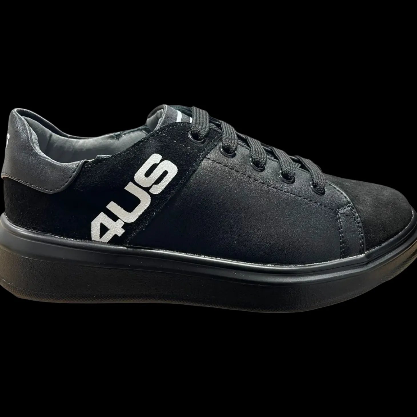 4us - Paciotti Sneakers Bambini 4u-003 Nero - 4U-003