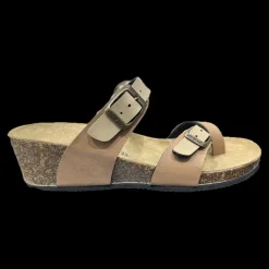 Valleverde Infradito Sandali Da Donna Cognac - VG1395P