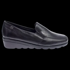 Valleverde Mocassini Con Zeppa Da Donna Nero - VS10300