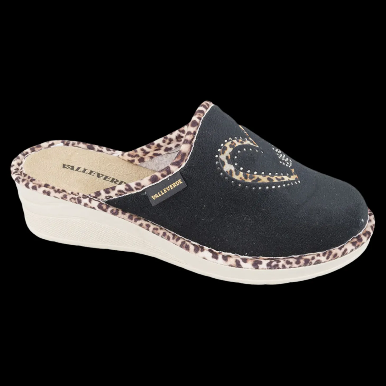 Valleverde Pantofole E Ciabatte Da Donna Nero - 58200