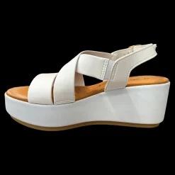 Valleverde Sandali Da Donna Con Zeppa Bianco - 24400