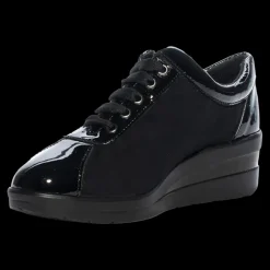 Valleverde Sneakers Allacciate Da Donna Nero - 36204
