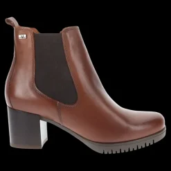 Valleverde Tronchetti Da Donna In Pelle Marrone - 49354