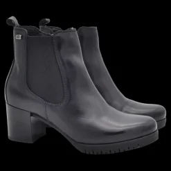 Valleverde Tronchetti Da Donna In Pelle Nero - 49354