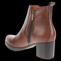 Valleverde Tronchetti Da Donna In Pelle Marrone - 49354