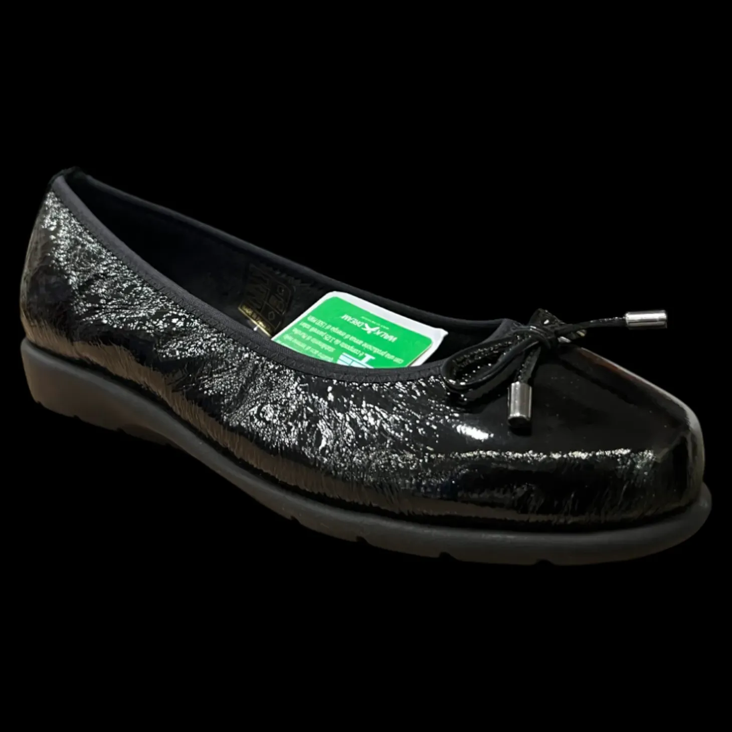 Walk Dream Ballerine Da Donna Vernice Nero - W6629-01