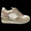 Walk Dream Sneakers Da Donna Con Zeppa Beige - W21773-02